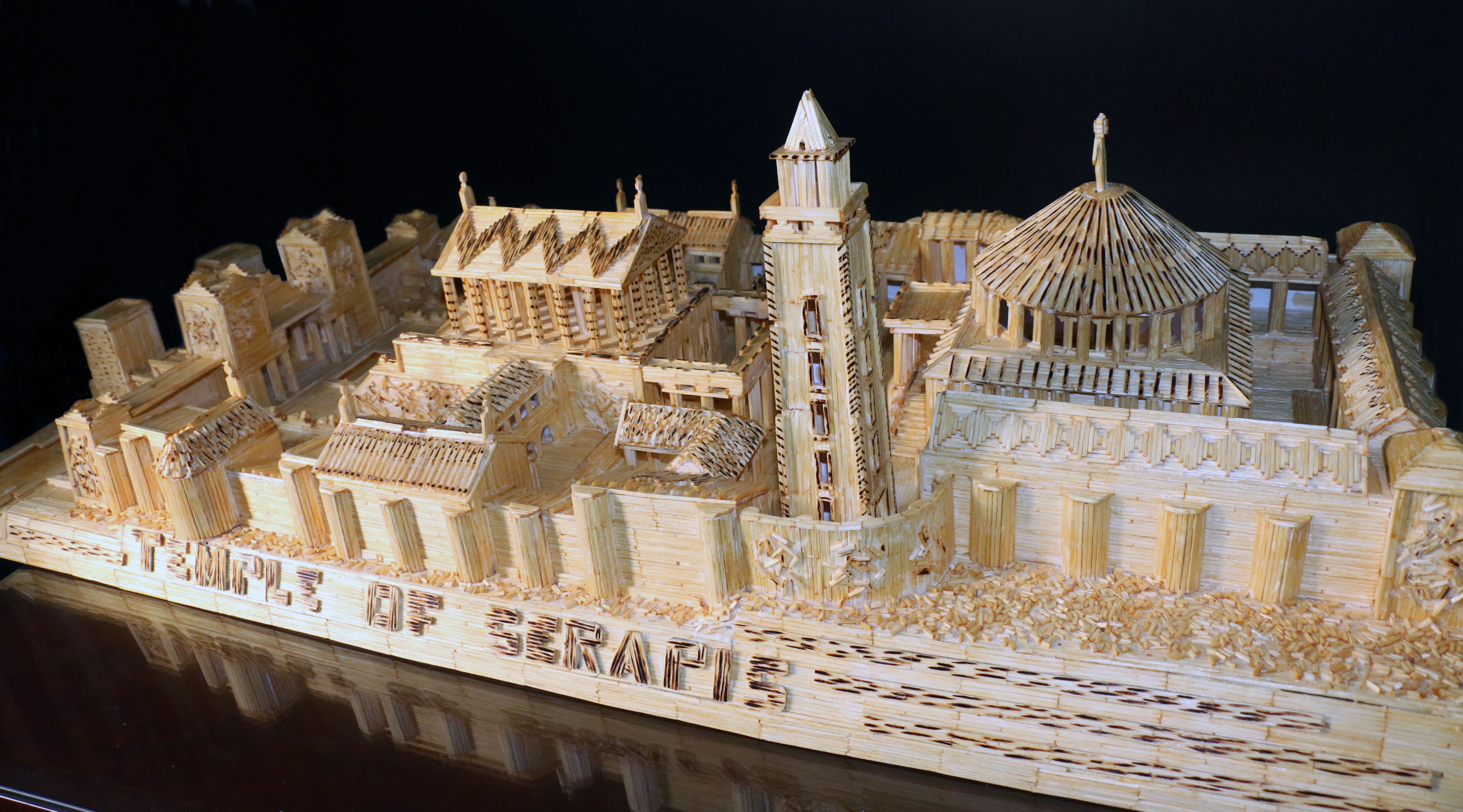 alexandria old library and serapis temple