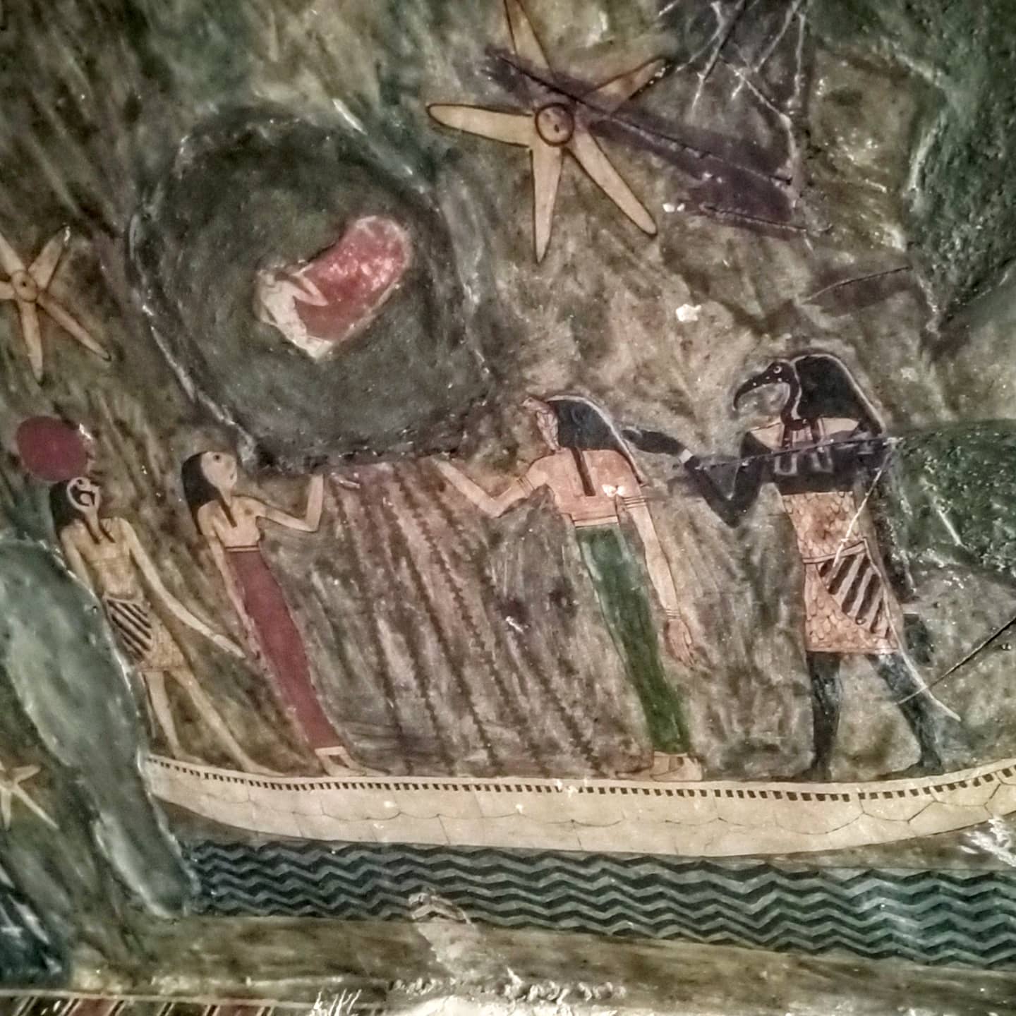 Drawings in Si Amun tomb in Mountain of the Dead- Siwa Oasis - Taken by Rabab Fathy