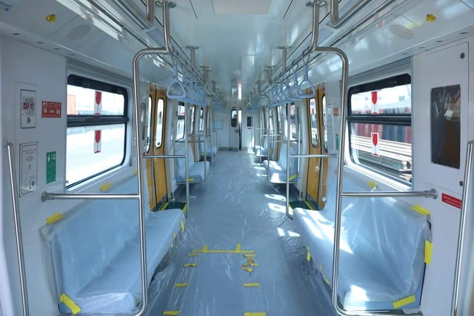 Second of 32 metro trains arrive at Alexandria port from Hyundai Rotem