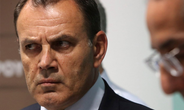 Greek Defense Minister Nikos Panagiotopoulos