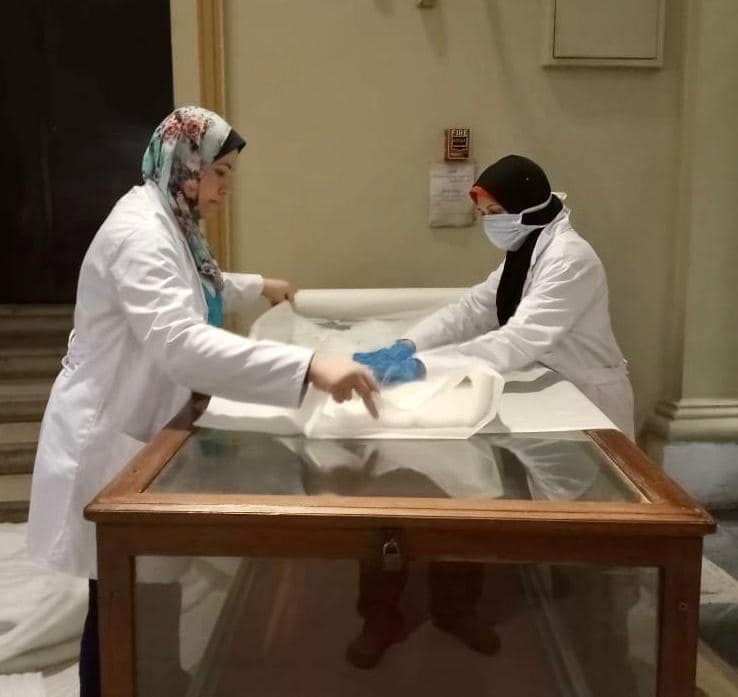 Restoration works are handled by specialists using the most efficient methods of restoration - Egyptian Min. of Tourism & Antiquities