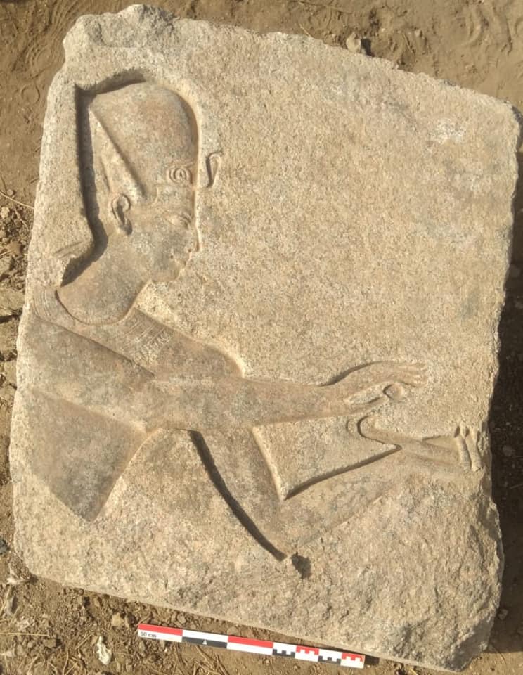 Among the discovered artifacts in Mit-Rahina - Min. of Tourism & Antiquities Among the discovered artifacts in Mit-Rahina - Min. of Tourism & Antiquities