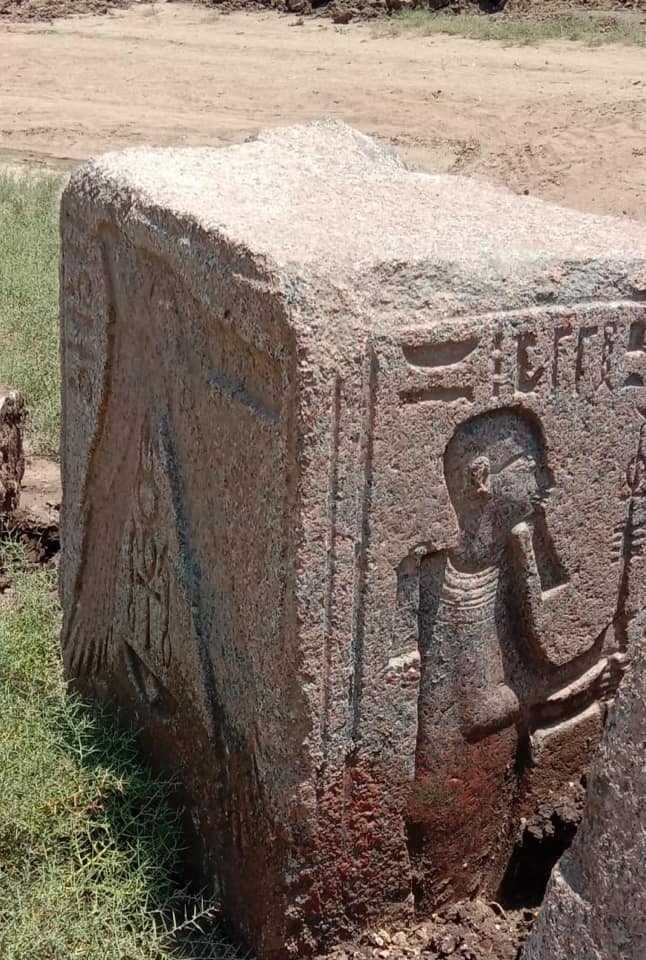 Among the discovered artifacts in Mit-Rahina - Min. of Tourism & Antiquities Among the discovered artifacts in Mit-Rahina - Min. of Tourism & Antiquities