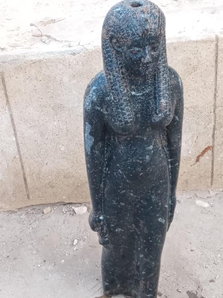 Among the discovered artifacts in Mit-Rahina - Min. of Tourism & Antiquities Among the discovered artifacts in Mit-Rahina - Min. of Tourism & Antiquities