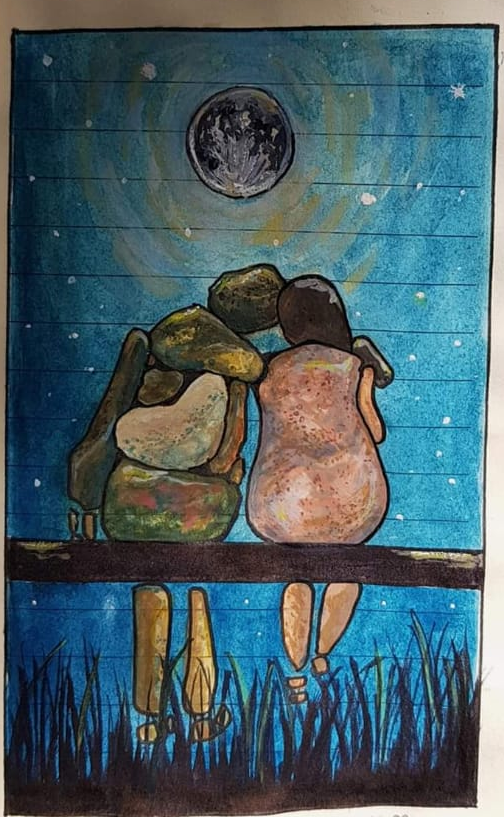 Artwork - Hend Rabie Lean on me