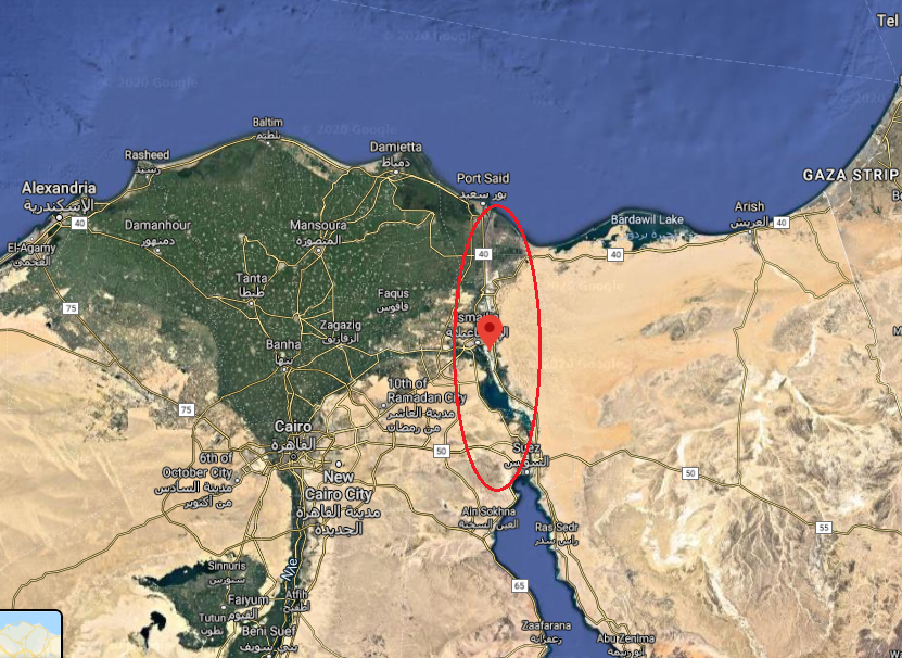 Suez Canal map ready