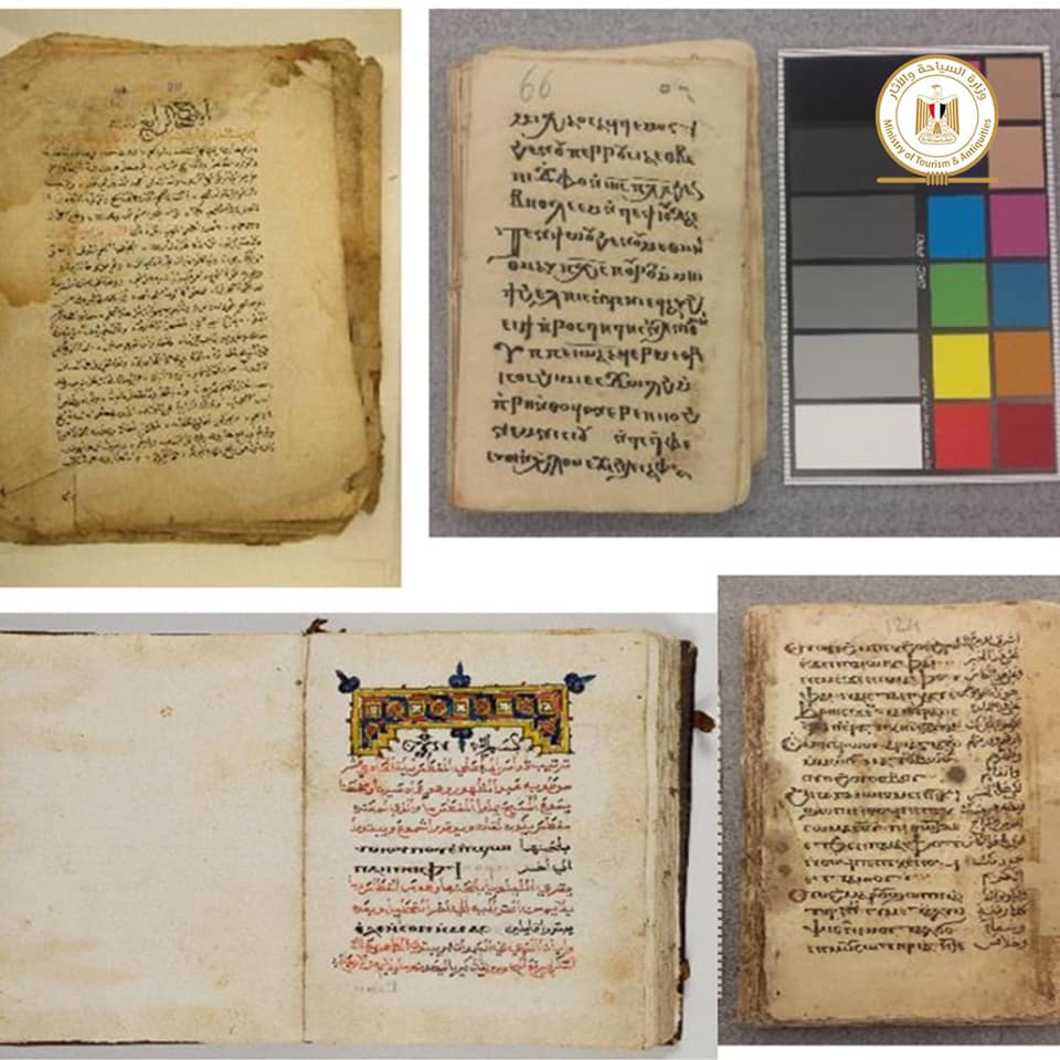 Some of the repatriated manuscripts – Min. of Tourism & Antiquities