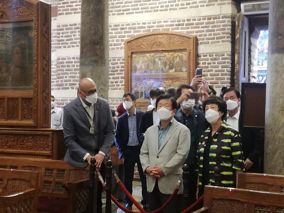 Part of the visit to Abu Serga Church - Min. of Tourism & Antiquities
