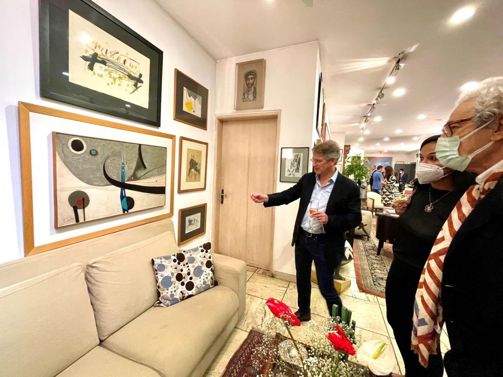 During the visit - Press photo