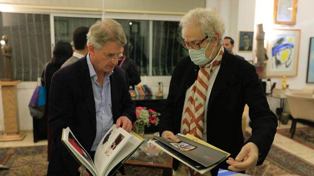 During the visit - Press photo