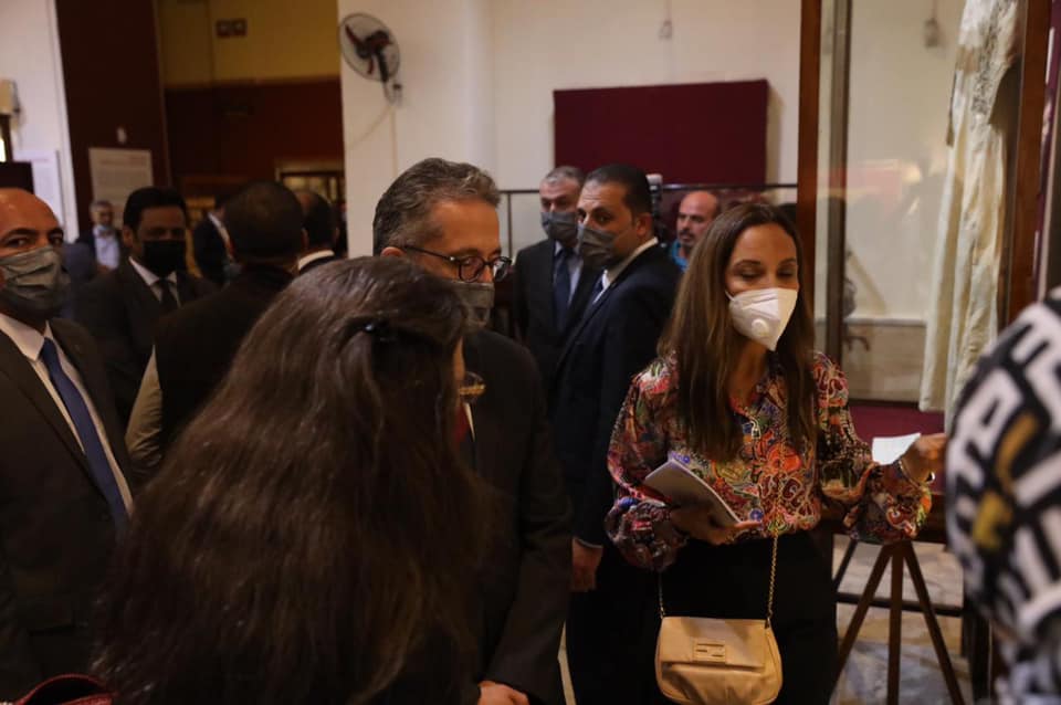 During the opening ceremony - Min. of Tourism & Antiquities