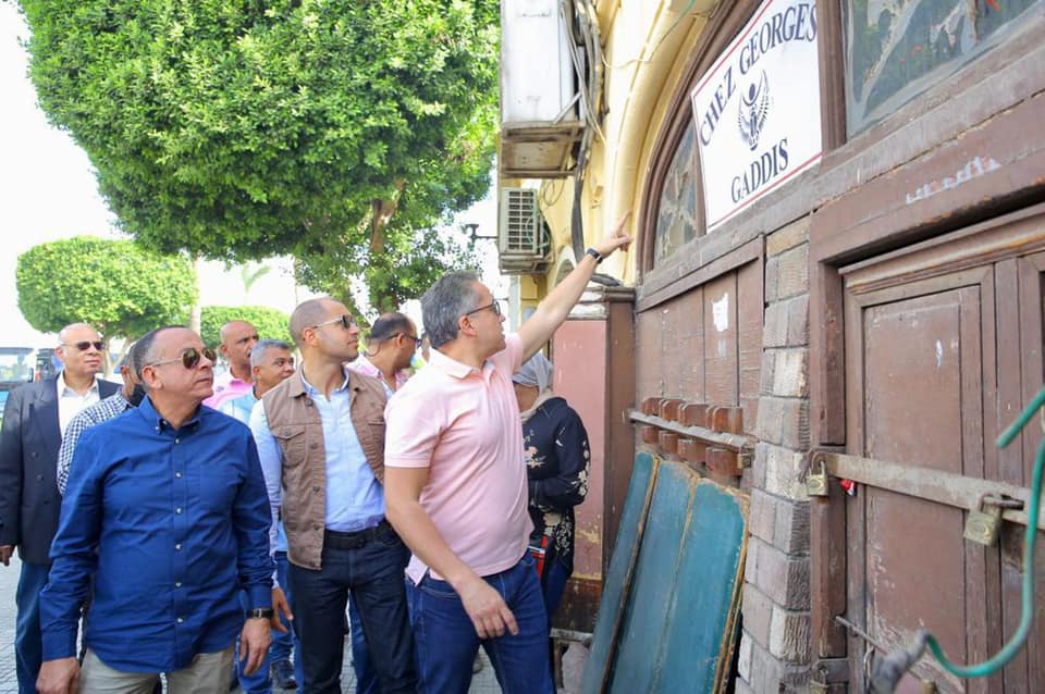 During the inspection tour in Luxor - Min. of Tourism & Antiquities