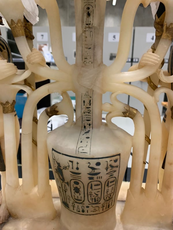 One of the transferred artifacts - Min. of Tourism & Antiquities One of the transferred artifacts - Min. of Tourism & Antiquities