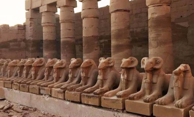 FILE - Festivities Road AKA Rams Road in Luxor