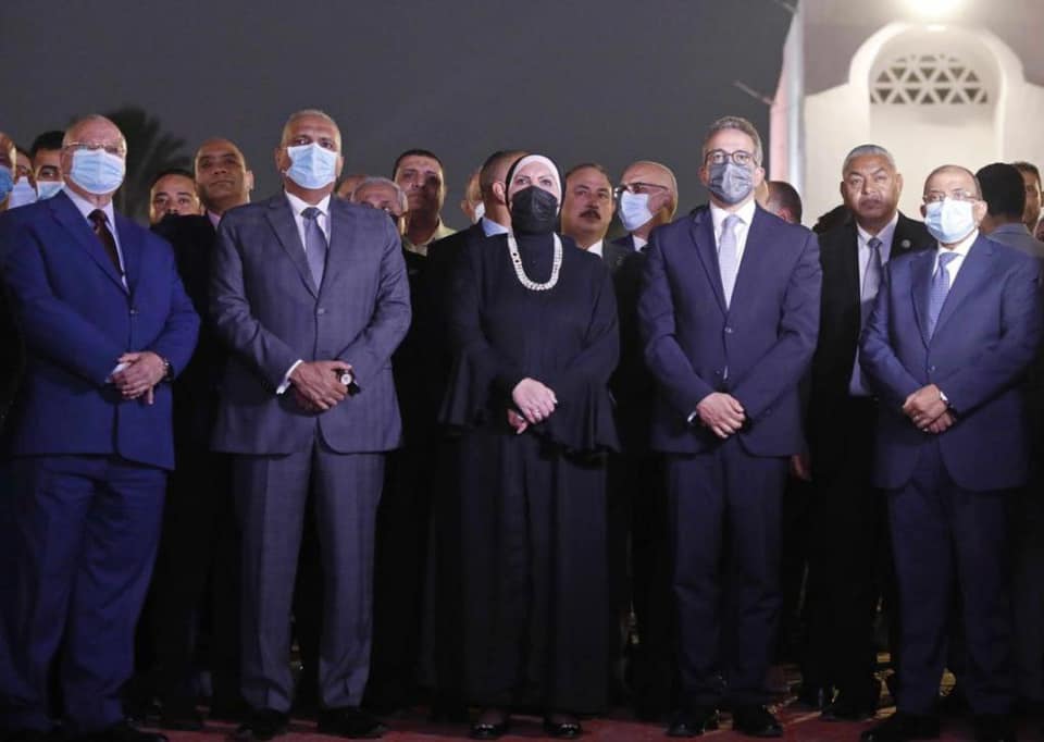 During the inauguration - Min. of Tourism & Antiquities