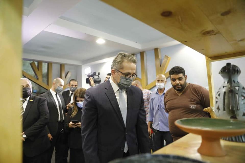 During the inauguration - Min. of Tourism & Antiquities