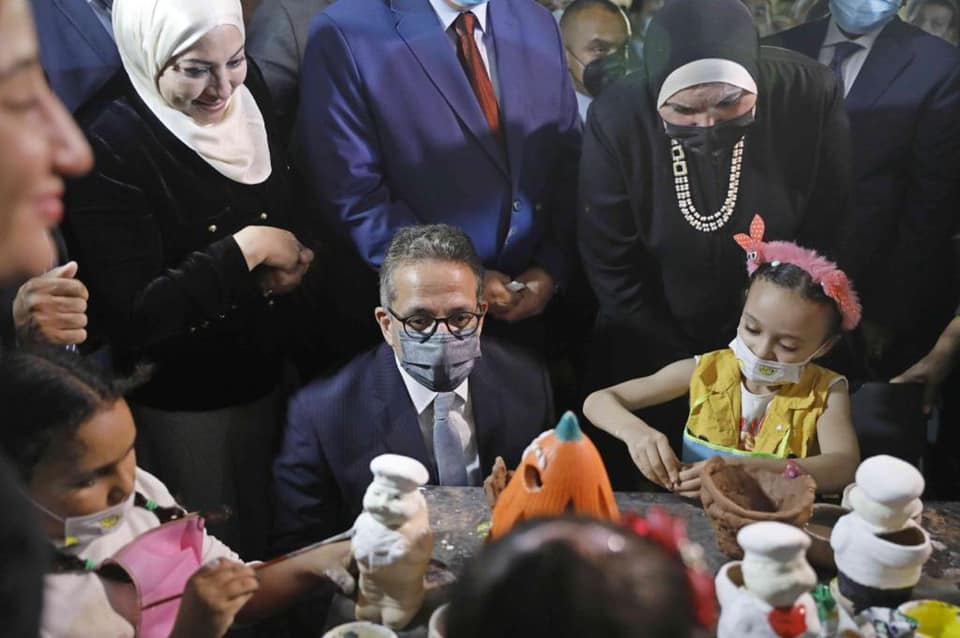 During the inauguration - Min. of Tourism & Antiquities
