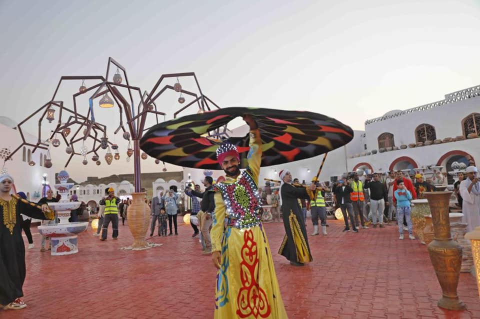 During the inauguration - Min. of Tourism & Antiquities
