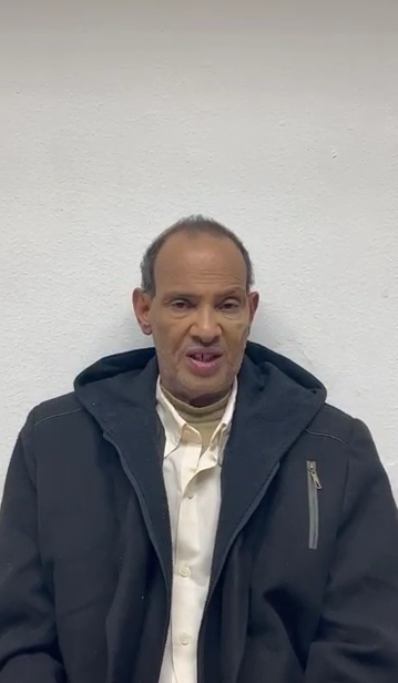Hanafy Abdel Razek, the fake general - Still image from Youtube