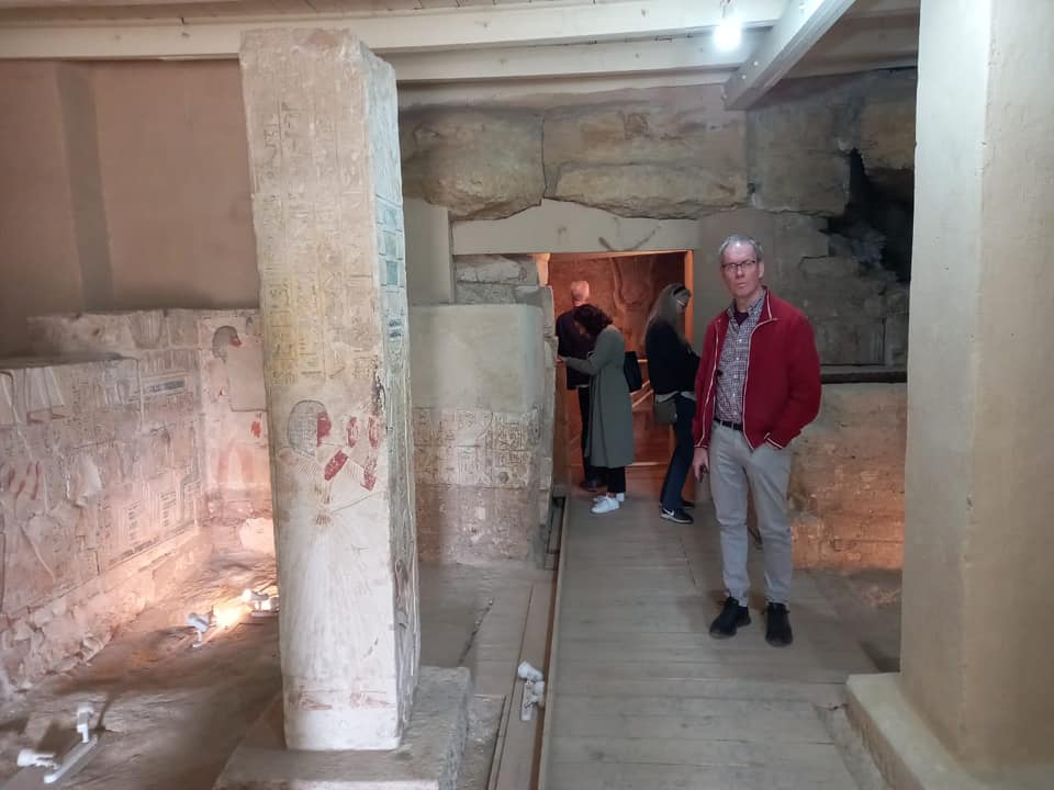 Part of the visit - Min. of Tourism & Antiquities