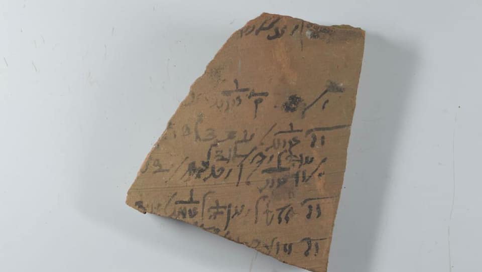 Part of the discovered pieces - Min. of Tourism & Antiquities