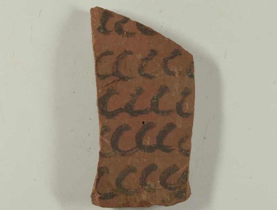 Part of the discovered pieces - Min. of Tourism & Antiquities