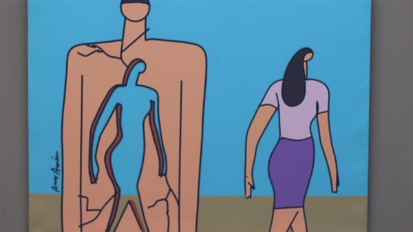Part of the exhibited artworks - social media