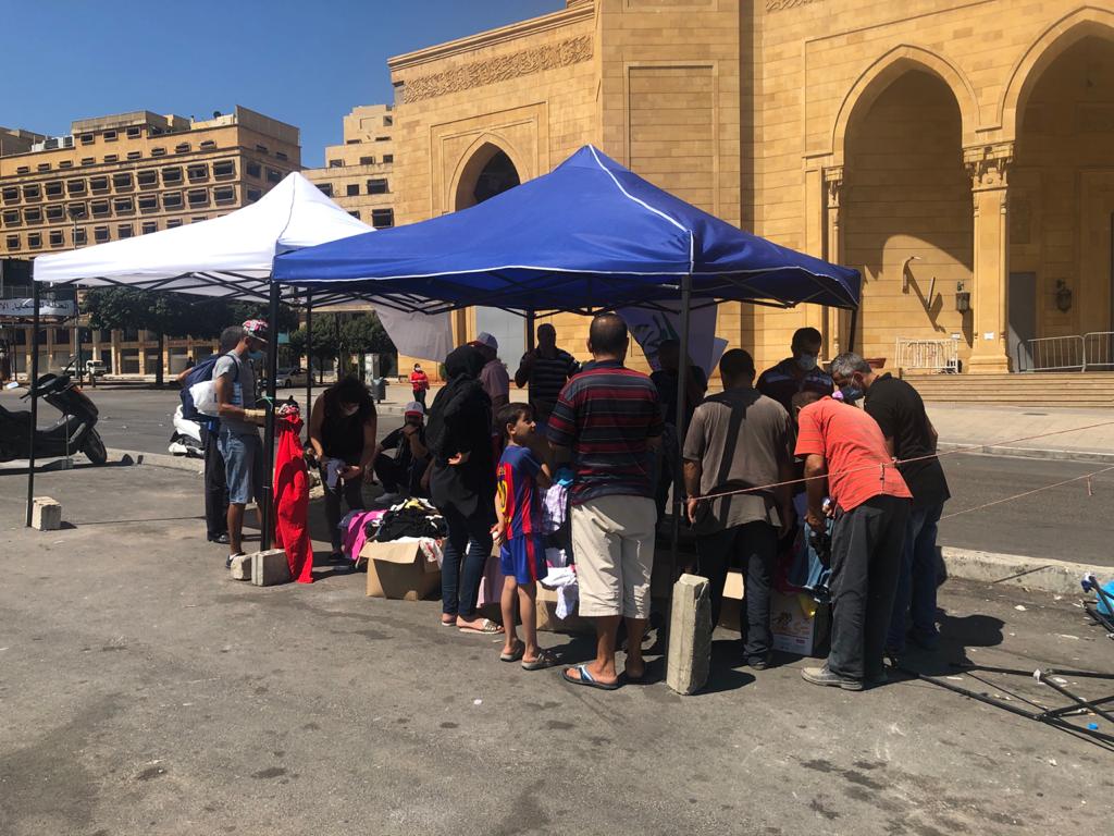 Tents of civil society associations