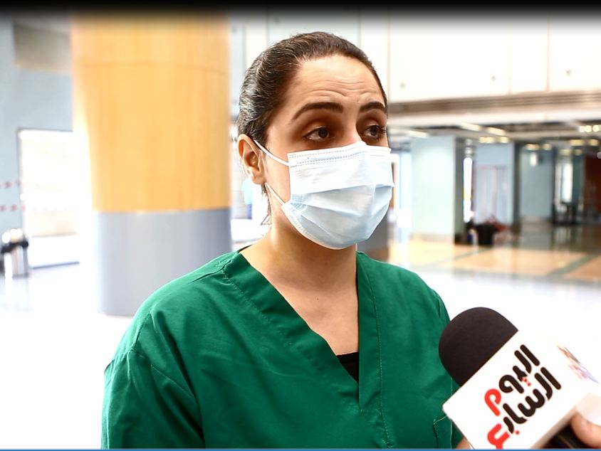 Rita Negm is overcome by her tears as she narrates the painful moments