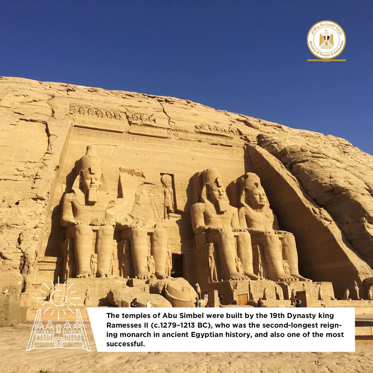 Abu Simbel Temples - Min. of Tourism & Antiquities