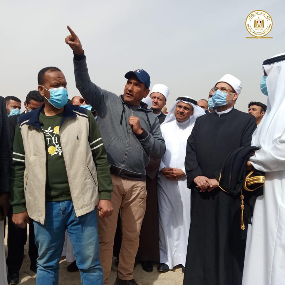During the visit - Min. of Tourism & Antiquities