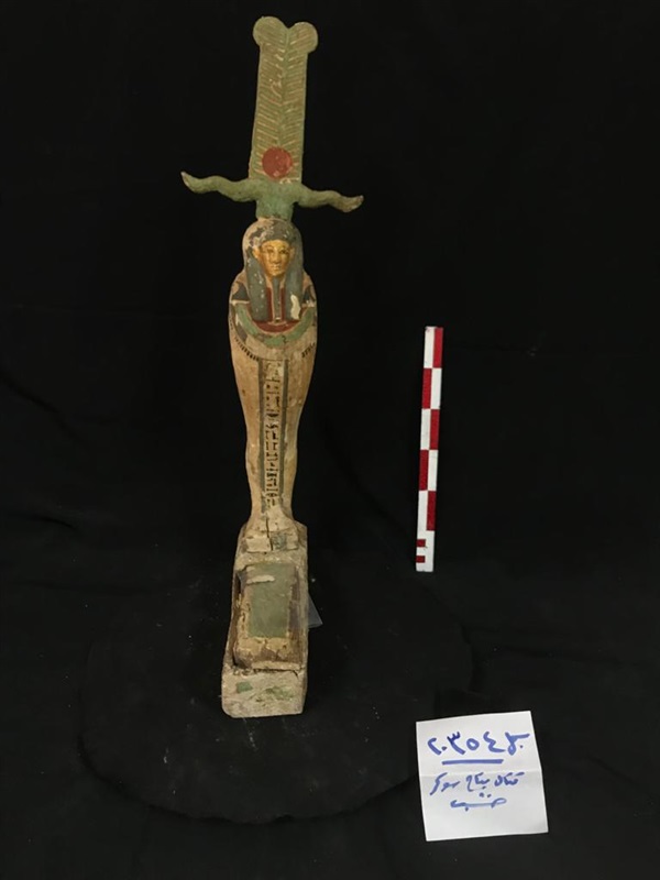 Ptah Sokar statue newly transferred to NMEC - Min. of Tourism & Antiquities