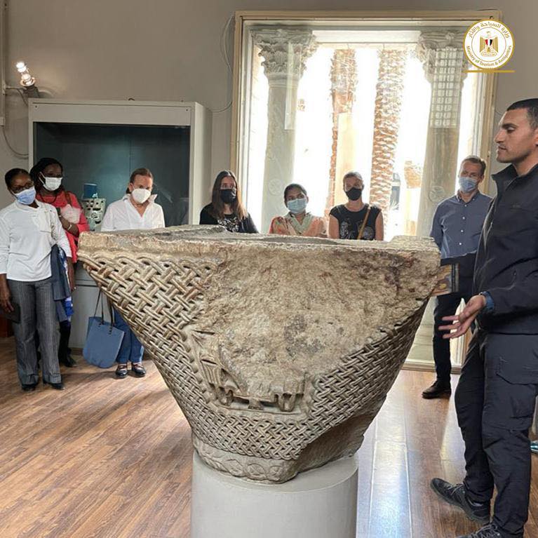 During the visit - Min. of Tourism & Antiquities