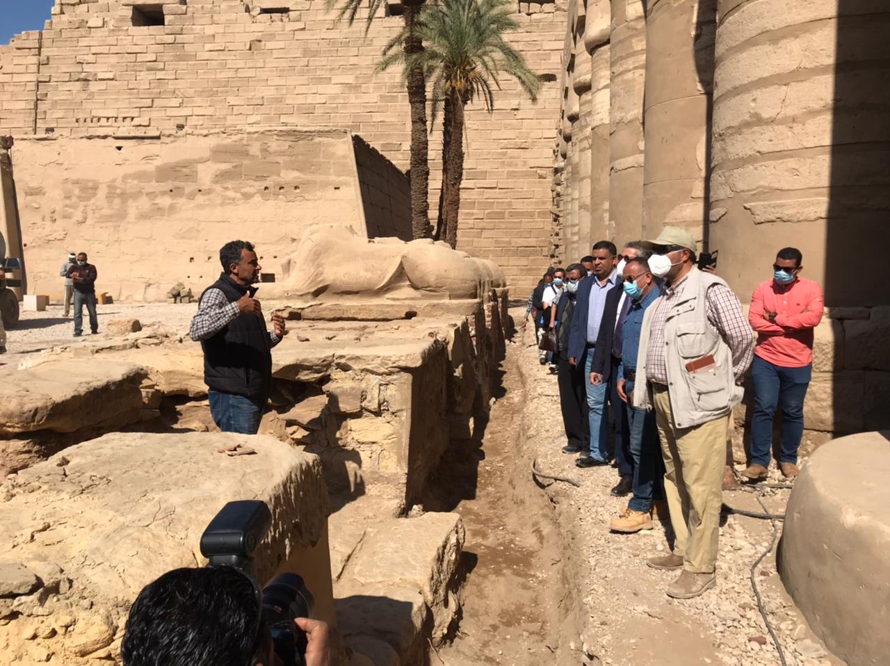 During the visit - Press photo