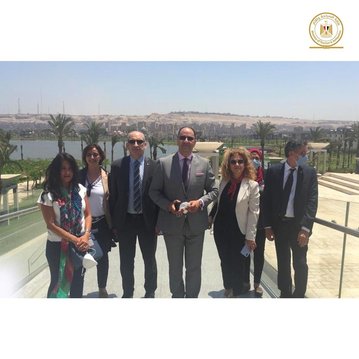 During the visit - Min. of Tourism & Antiquities