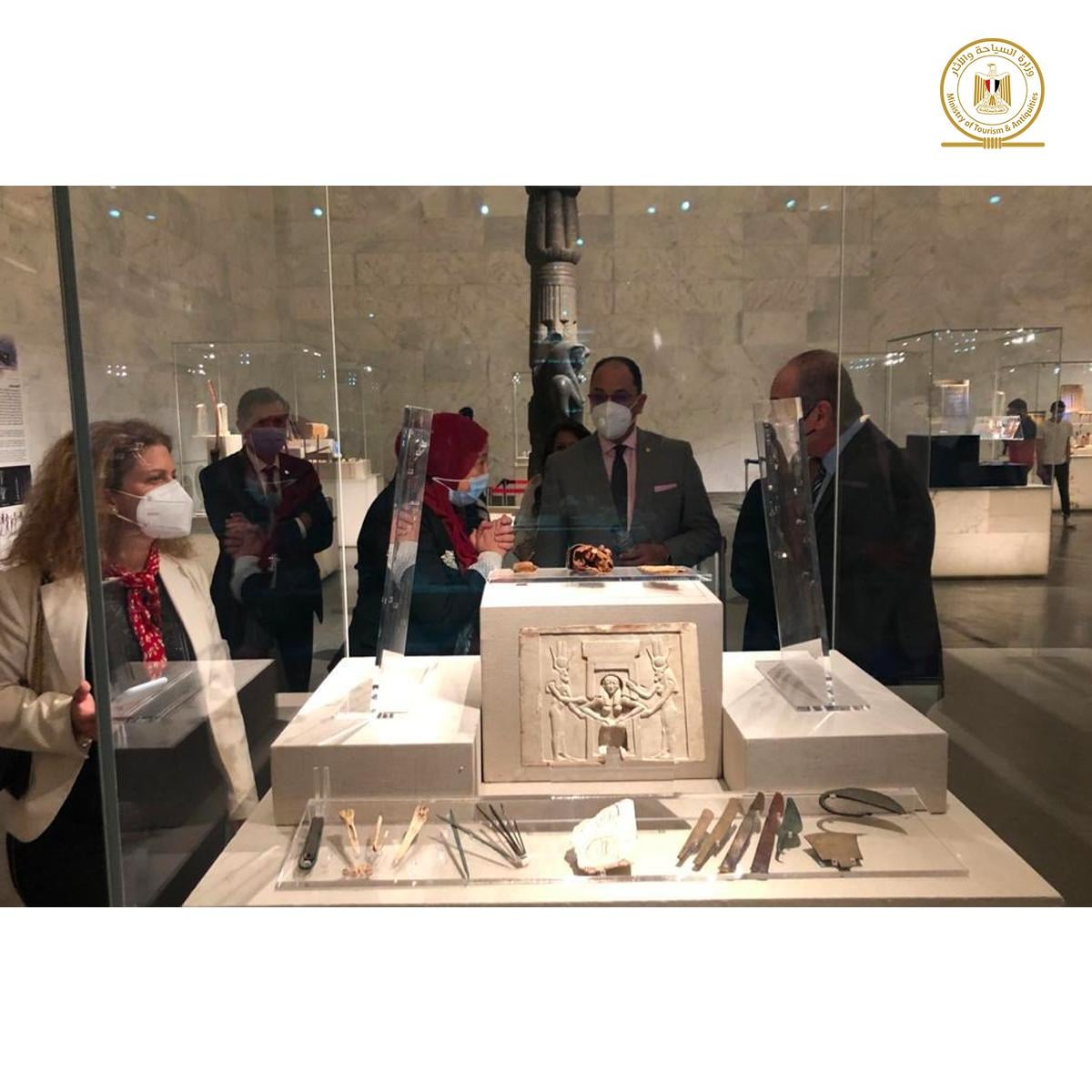 During the visit - Min. of Tourism & Antiquities