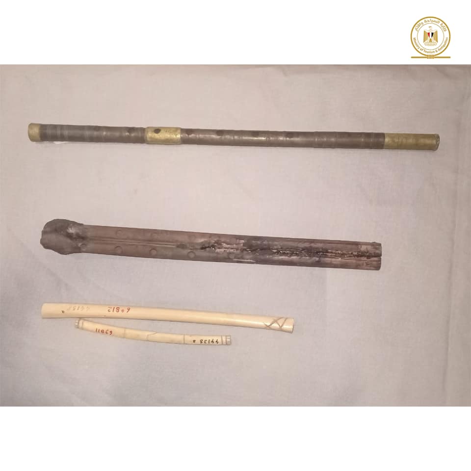 Part of the exhibited artifacts in Egypt
