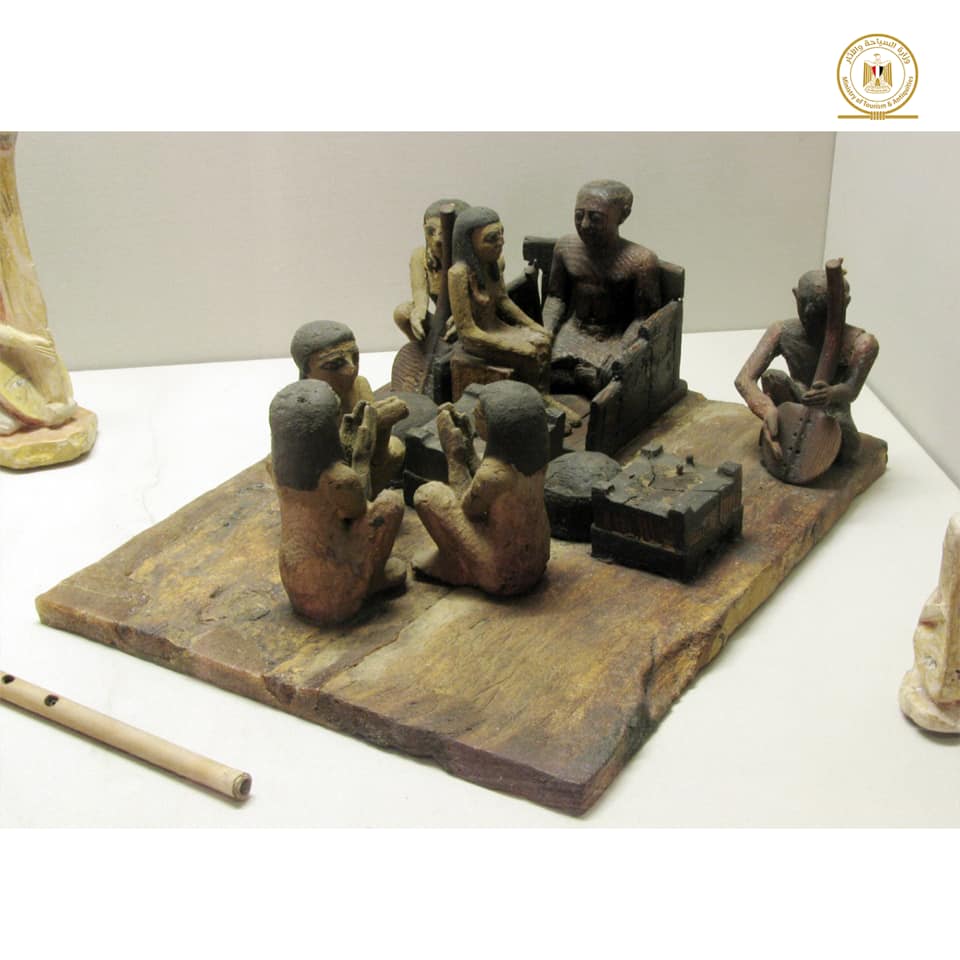 Part of the exhibited artifacts in Egypt