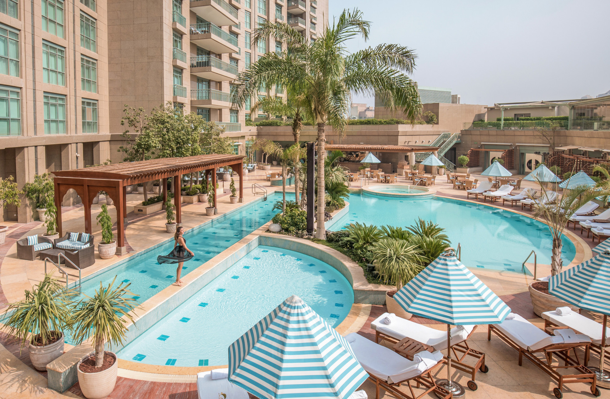Rooftop pools