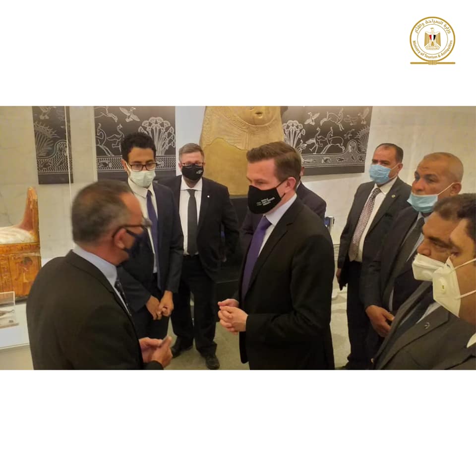 During the visit to the NMEC - Min. of Tourism & Antiquities