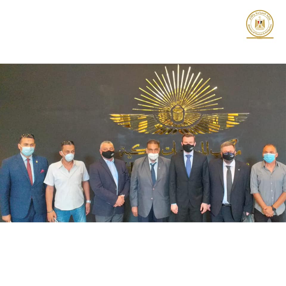 During the visit to the NMEC - Min. of Tourism & Antiquities