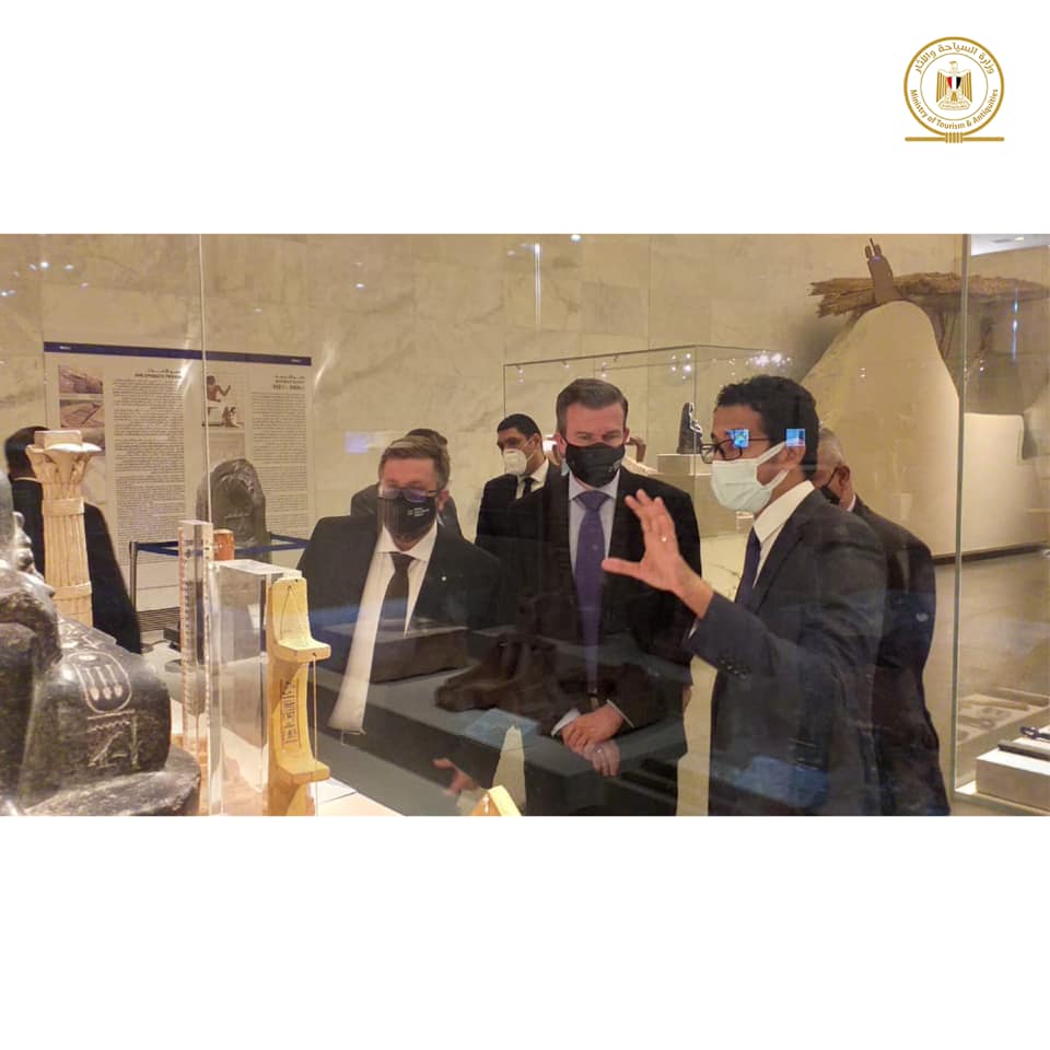 During the visit to the NMEC - Min. of Tourism & Antiquities