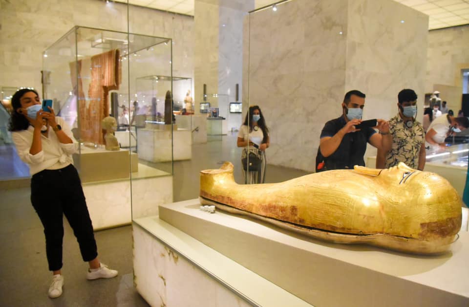 During the tour to the NMEC - Min. of Tourism & Antiquities