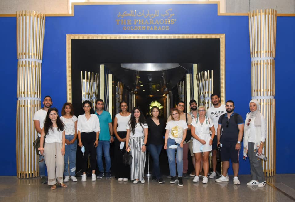 During the tour to the NMEC - Min. of Tourism & Antiquities
