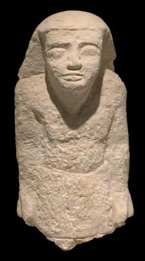The retrieved statue - Min. of Tourism & Antiquities