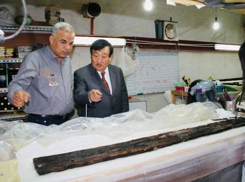 Fruitful cooperation between Egypt, Japan in restoring Second Khufu Solar Ship, transfer of antiquities - Min. of Tourism & Antiquities Fruitful cooperation between Egypt, Japan in restoring Second Khufu Solar Ship, transfer of antiquities - Min. of Tourism & Antiquities