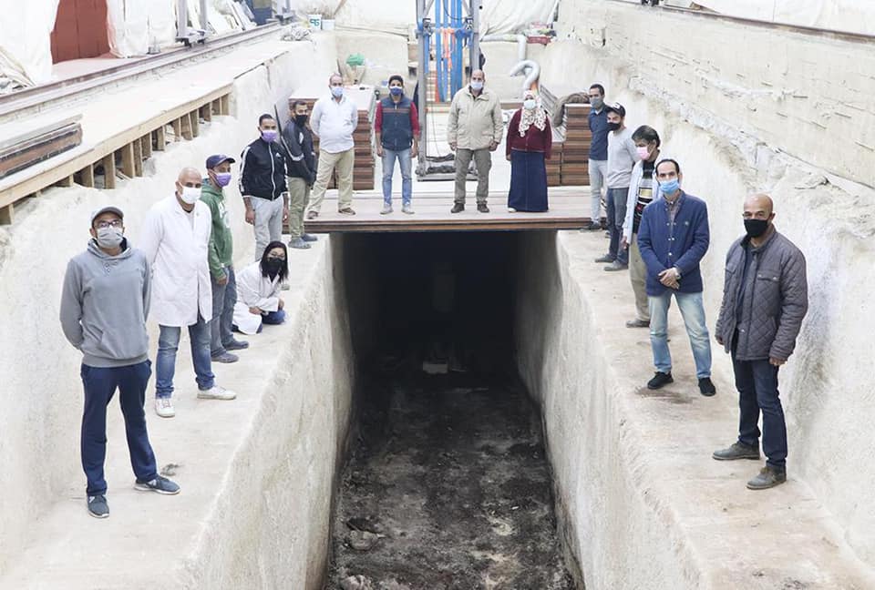 Fruitful cooperation between Egypt, Japan in restoring Second Khufu Solar Ship, transfer of antiquities - Min. of Tourism & Antiquities Fruitful cooperation between Egypt, Japan in restoring Second Khufu Solar Ship, transfer of antiquities - Min. of Tourism & Antiquities