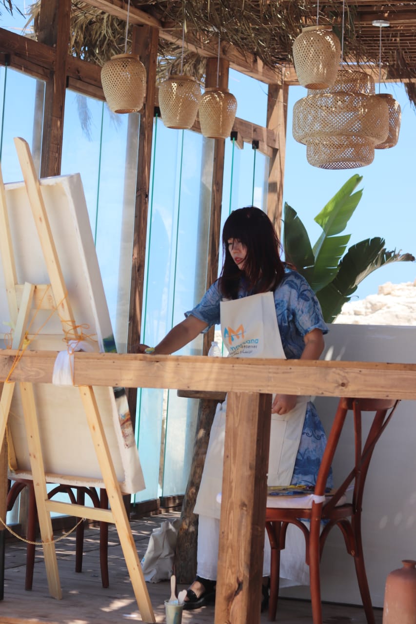 One of the participating artists - ET