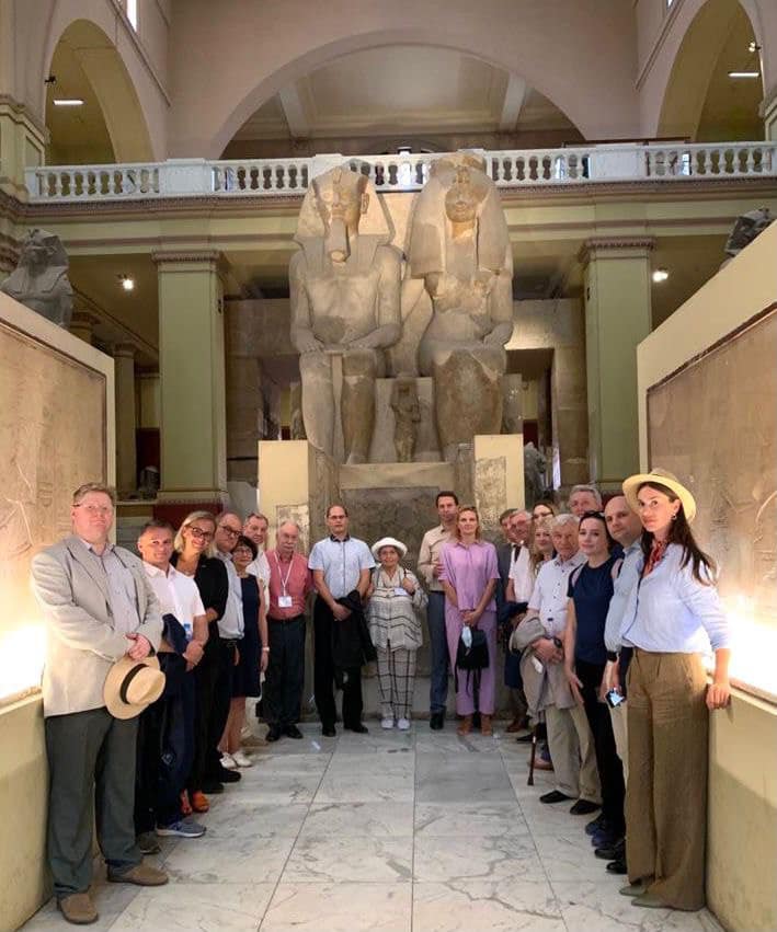 During the visit - Min. of Tourism & Antiquities