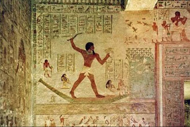 Inscriptions inside one of Beni Hassan Necropolises - social media
